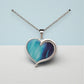 Northern Lights Enchanting Heart Necklace - Mellow Monkey