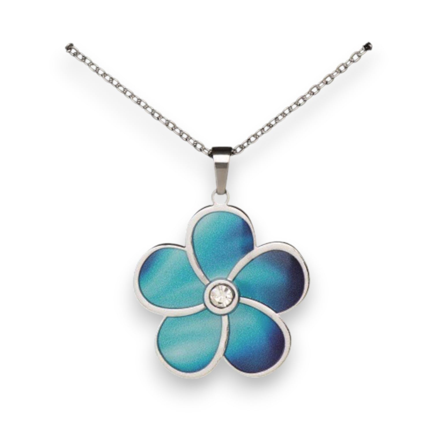 Northern Lights Forget-Me-Not Necklace - Mellow Monkey
