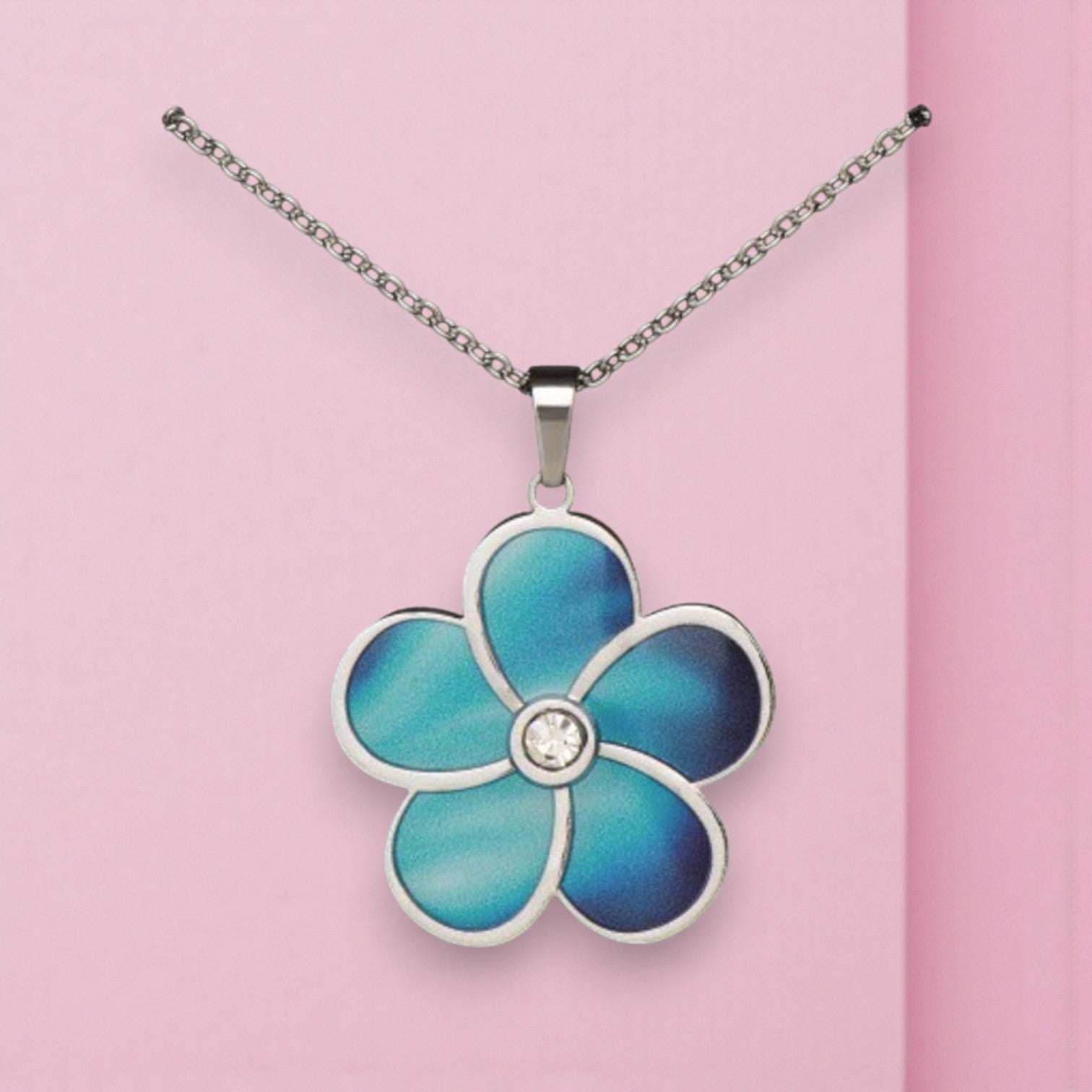 Northern Lights Forget-Me-Not Necklace - Mellow Monkey