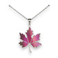 Northern Lights Maple Leaf Necklace - Mellow Monkey