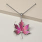 Northern Lights Maple Leaf Necklace - Mellow Monkey