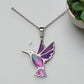 Northern Lights Hummingbird Necklace - Mellow Monkey