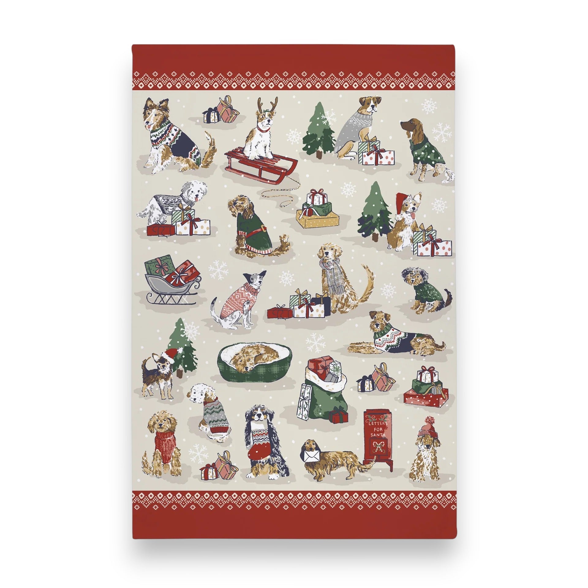 Merry Mutts Cotton Tea Towel - Mellow Monkey