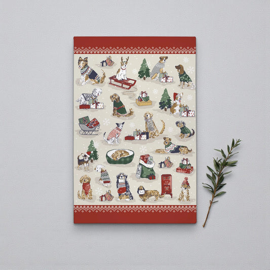 Merry Mutts Cotton Tea Towel - Mellow Monkey