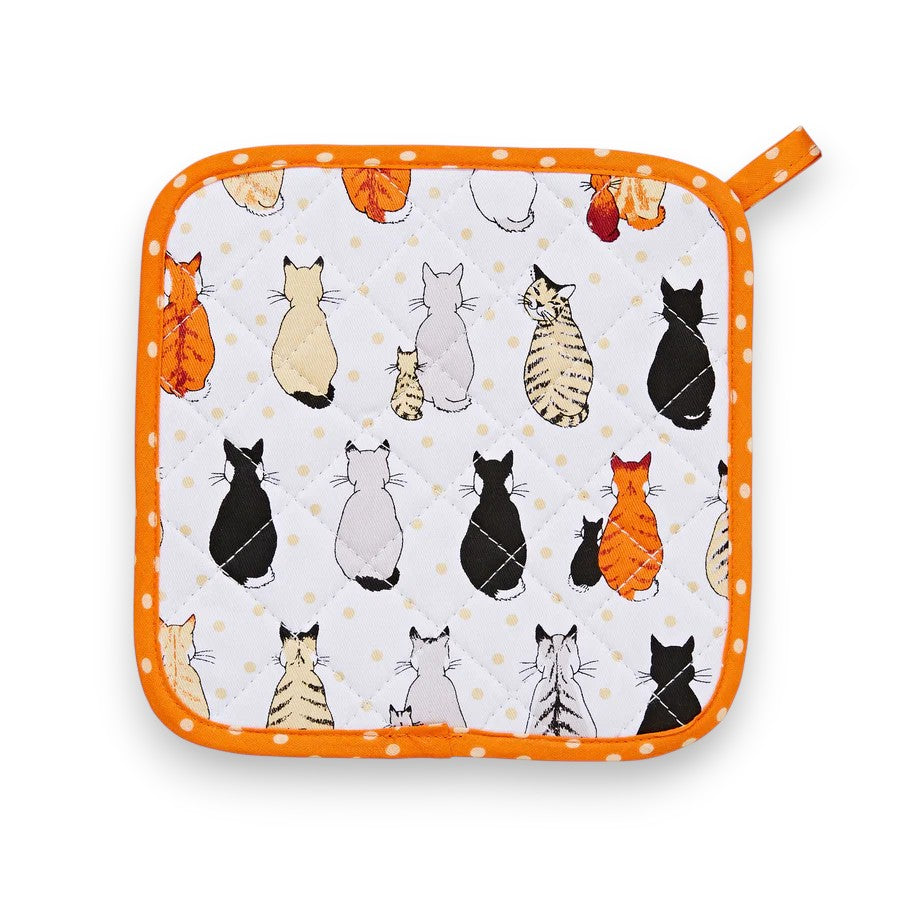 Cats In Waiting Pot Mat - Mellow Monkey