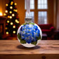 Hand Painted Hydrangea Ornament - 2-1/2-in - Mellow Monkey