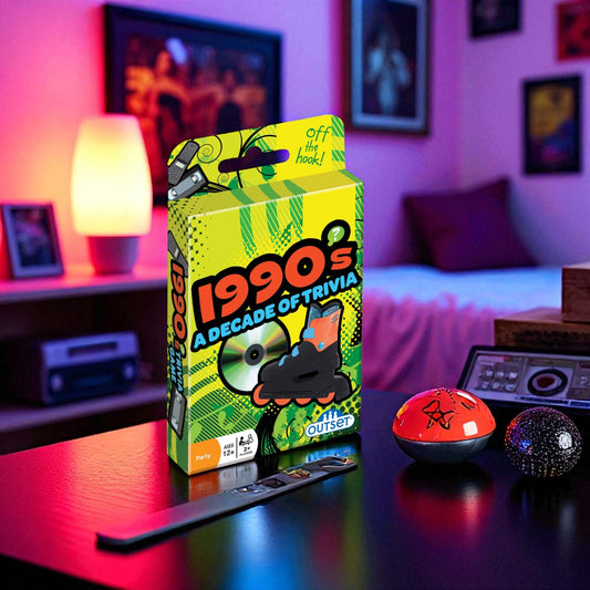 1990s - A Decade of Trivia Card Game - Mellow Monkey