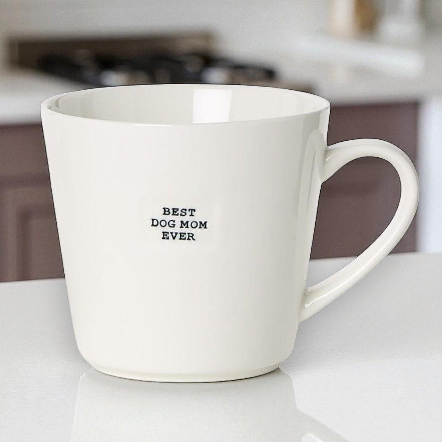 Best Dog Dad or Mom Ceramic White Mug - 16-oz - Mellow Monkey