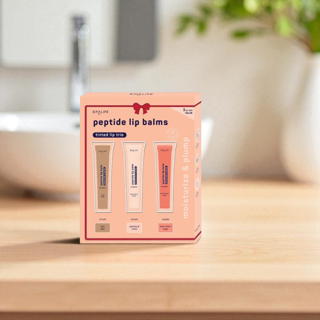 Holiday Peptide Lip Balms Tinted Lip Trio - Mellow Monkey