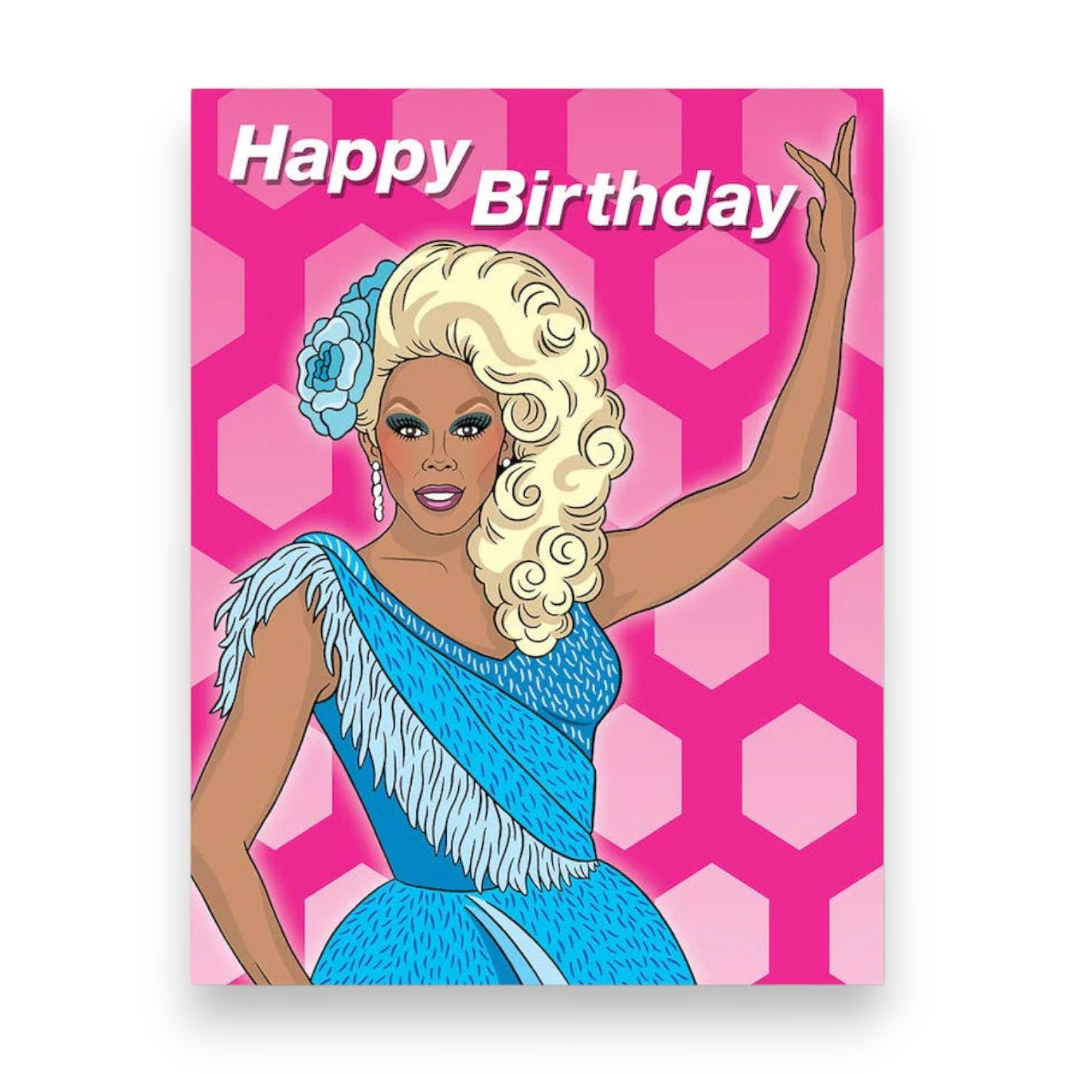 Drag Queen Happy Birthday Card - Mellow Monkey