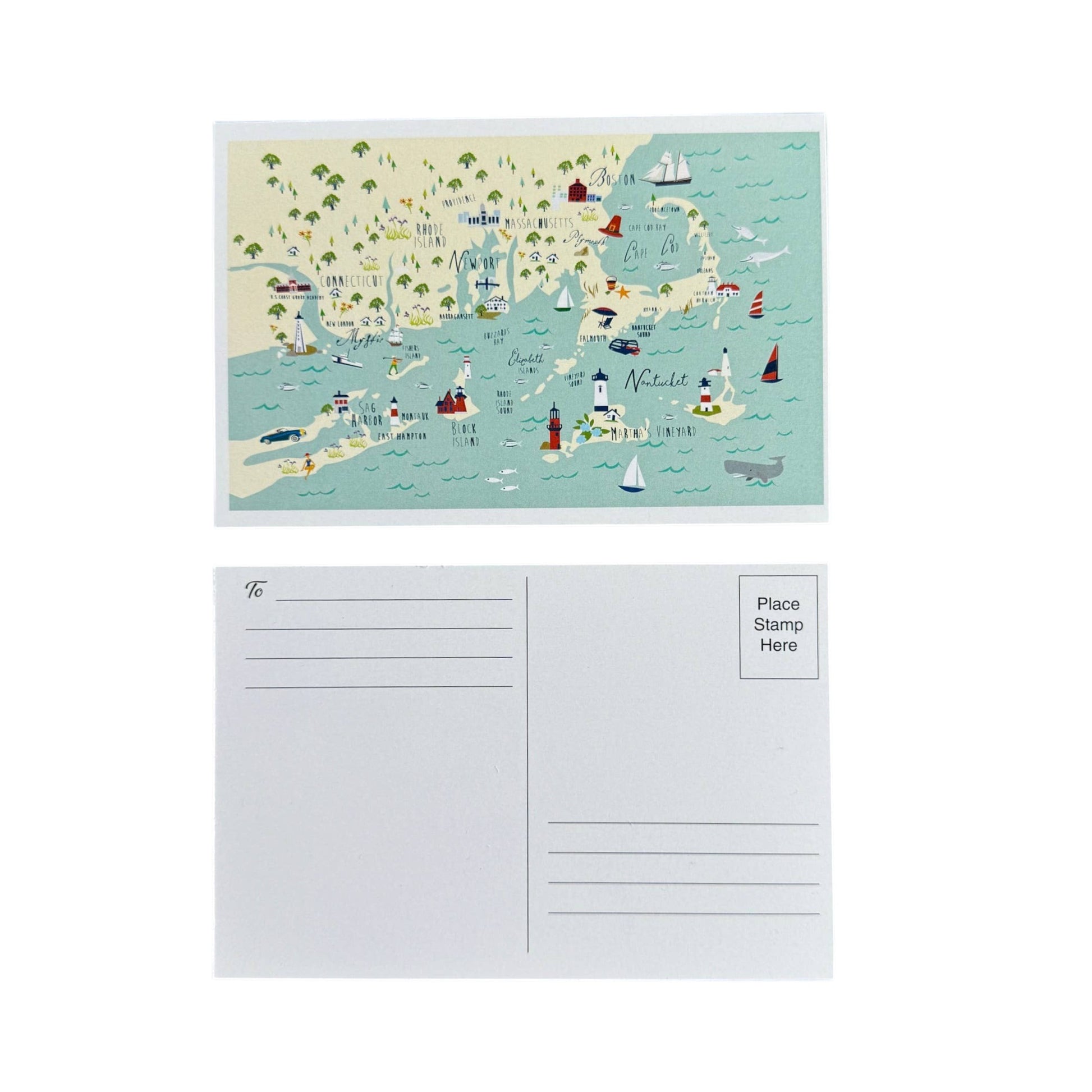 Northern Shores 4" x 6" Postcard - Mellow Monkey