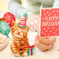 Birthday Kitten - Freshcut Paper Mini Pop-Up Greeting Card - Mellow Monkey