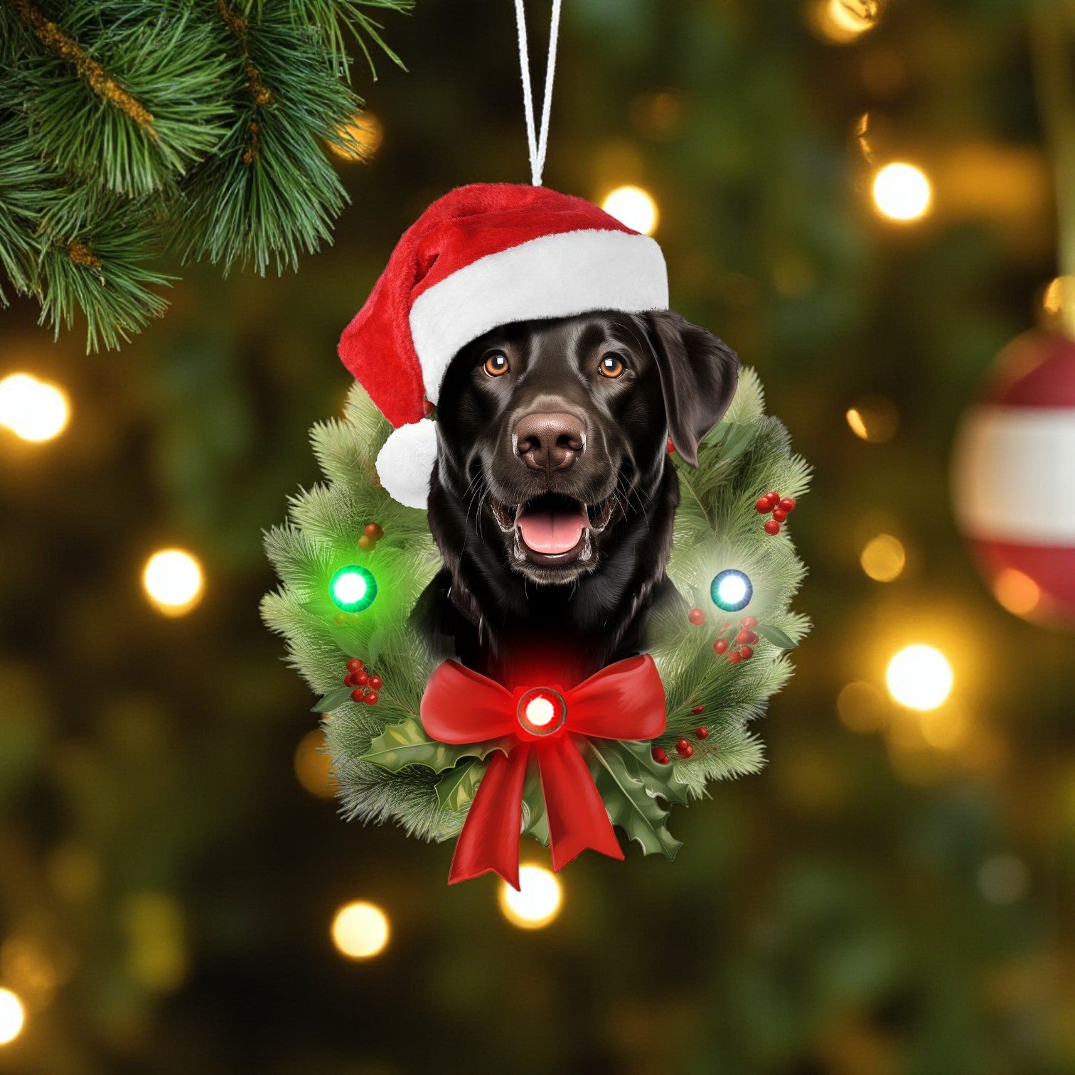 Black Lab Ornament - Mellow Monkey