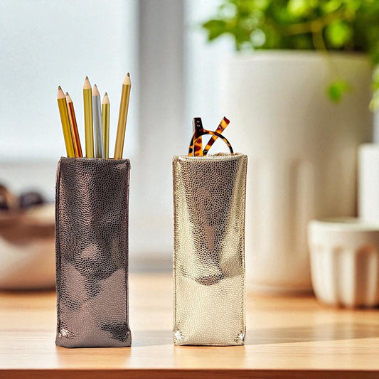 Looking Good - Faux Snake Skin Standing Weighted Eyeglasses Holder - Mellow Monkey