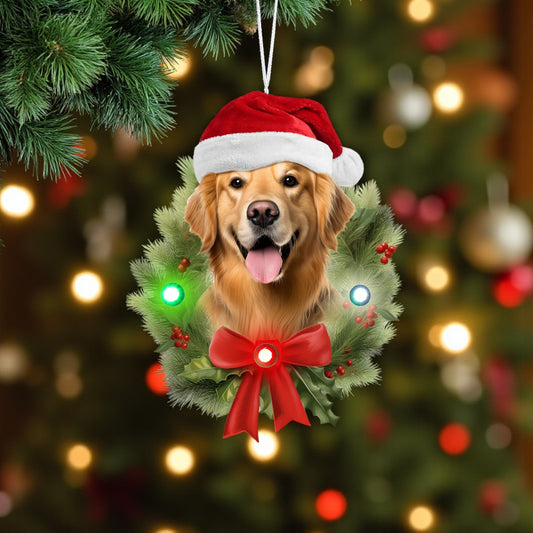 Golden Retreiver LED Ornament - Mellow Monkey