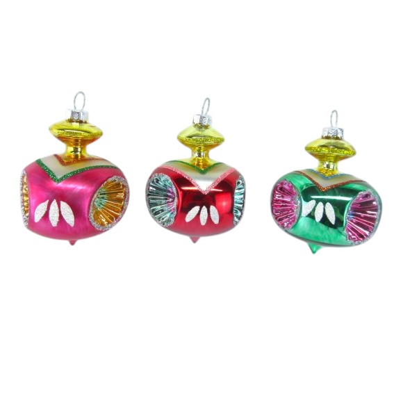 Vintage Spin Top Ornament - December Diamonds Holiday Ornament - Mellow Monkey