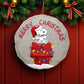 Snoopy Christmas - Stepping Stone/Wall Plaque - Mellow Monkey