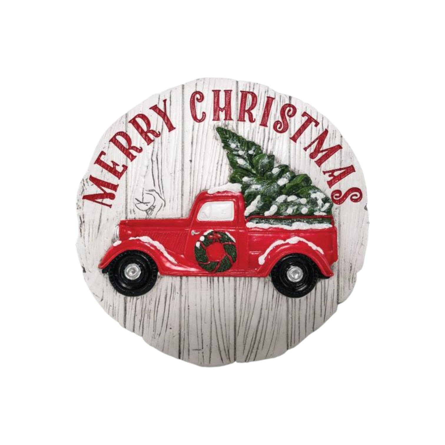 Christmas Truck - Stepping Stone/Wall Plaque - Mellow Monkey