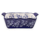 Floral Lace Blue Loaf Pan - 1.75-QT - Temp-tations - Mellow Monkey