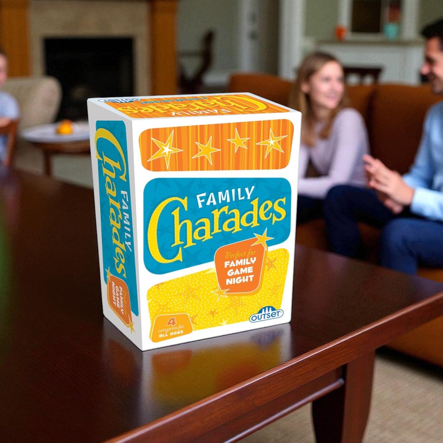 Family Charades Retro Design Game - Mellow Monkey