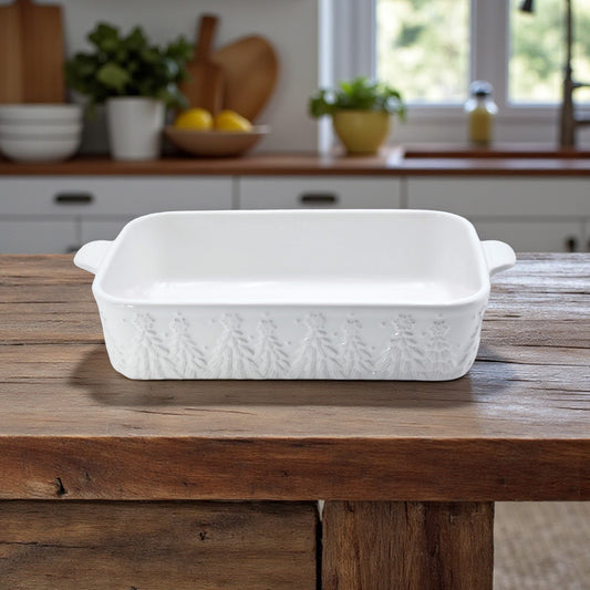 Frosty Forest White Baker - 11 x 7-in - Temp-tations - Mellow Monkey