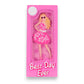 Pink Doll Box Personalized Ornament - Mellow Monkey