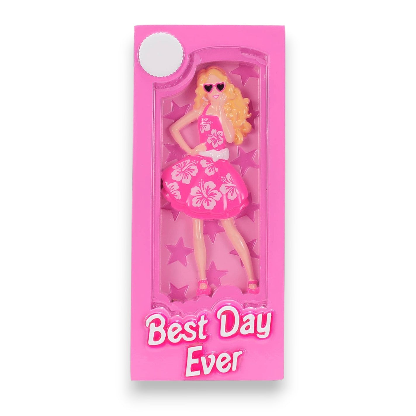 Pink Doll Box Personalized Ornament - Mellow Monkey