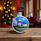 Hand Painted Stratford Point Lighthouse Ornament (Connecticut) - 2-1/2-in - Mellow Monkey