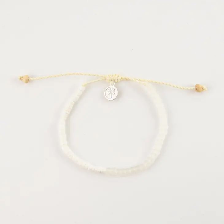 Savu Seaglass Bracelet - White - Mellow Monkey