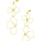 Continuous Line Art Earrings - Wildflower - Mellow Monkey