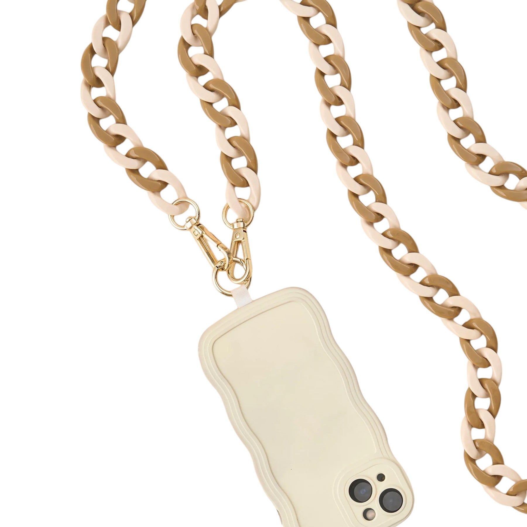 Duo Natural - Hold the Phone Crossbody Chain - Mellow Monkey