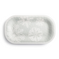 Snowflake Patterned Melamine Platter - 16-in - Mellow Monkey