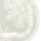 Snowflake Patterned Melamine Platter - 16-in - Mellow Monkey