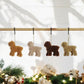 Furry Poodle Ornament - 4-1/4-in - Mellow Monkey