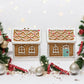 Ceramic Gingerbread House Salt and Pepper Shakers - 2-1/4-in - Mellow Monkey