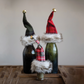 Holiday Hat with Jingle Bell Wine Bottle Decor - 9-in - Mellow Monkey