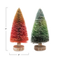 Ombre Sisal Bottle Brush Tree with Wood Base - 9-in - Mellow Monkey