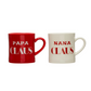 Papa/Nana Claus Stoneware Christmas Mug - 16-oz. - Mellow Monkey