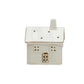 LED Cream Stoneware House with Gold Electroplating - Mellow Monkey