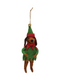 Wool Felt Dog in Holiday Outfit Ornament - 6-in - Mellow Monkey