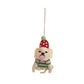 Handmade Wool Felt Dog Ornament with Embroidery - 5-in - Mellow Monkey