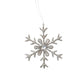 Beaded Snowflake Ornament - 6-in - Mellow Monkey