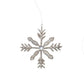 Beaded Snowflake Ornament - 6-in - Mellow Monkey