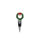 Glass Holiday Icon Zinc Alloy Wine Stopper - Mellow Monkey