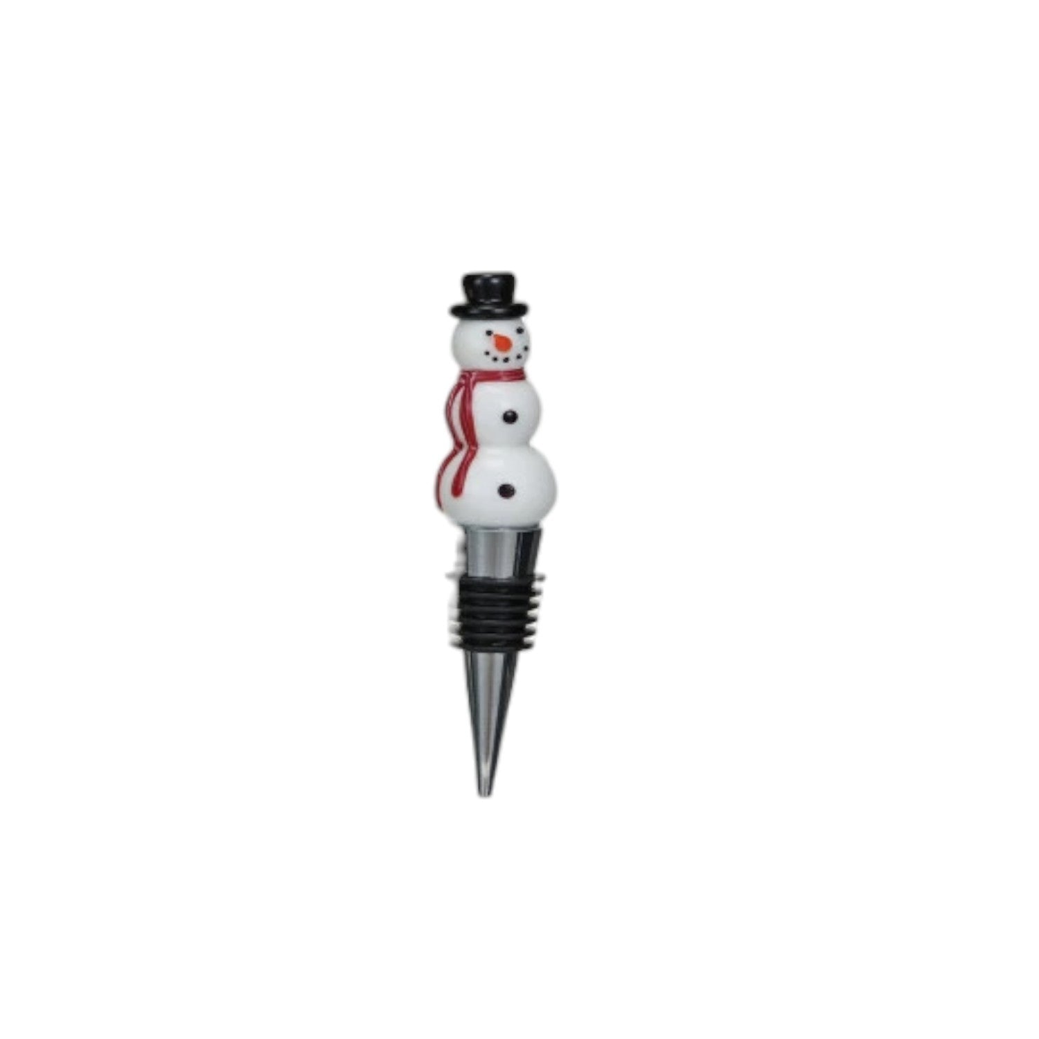 Glass Holiday Icon Zinc Alloy Wine Stopper - Mellow Monkey