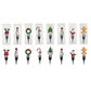 Glass Holiday Icon Zinc Alloy Wine Stopper - Mellow Monkey