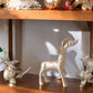 Champagne Gold Aluminum Cast Reindeer - 3-in - Mellow Monkey