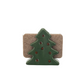 Stoneware Christmas Tree Shaped Sponge Holder with Sponge - Mellow Monkey