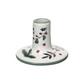 Stoneware Taper Holder with Sprigs and Berries - Mellow Monkey