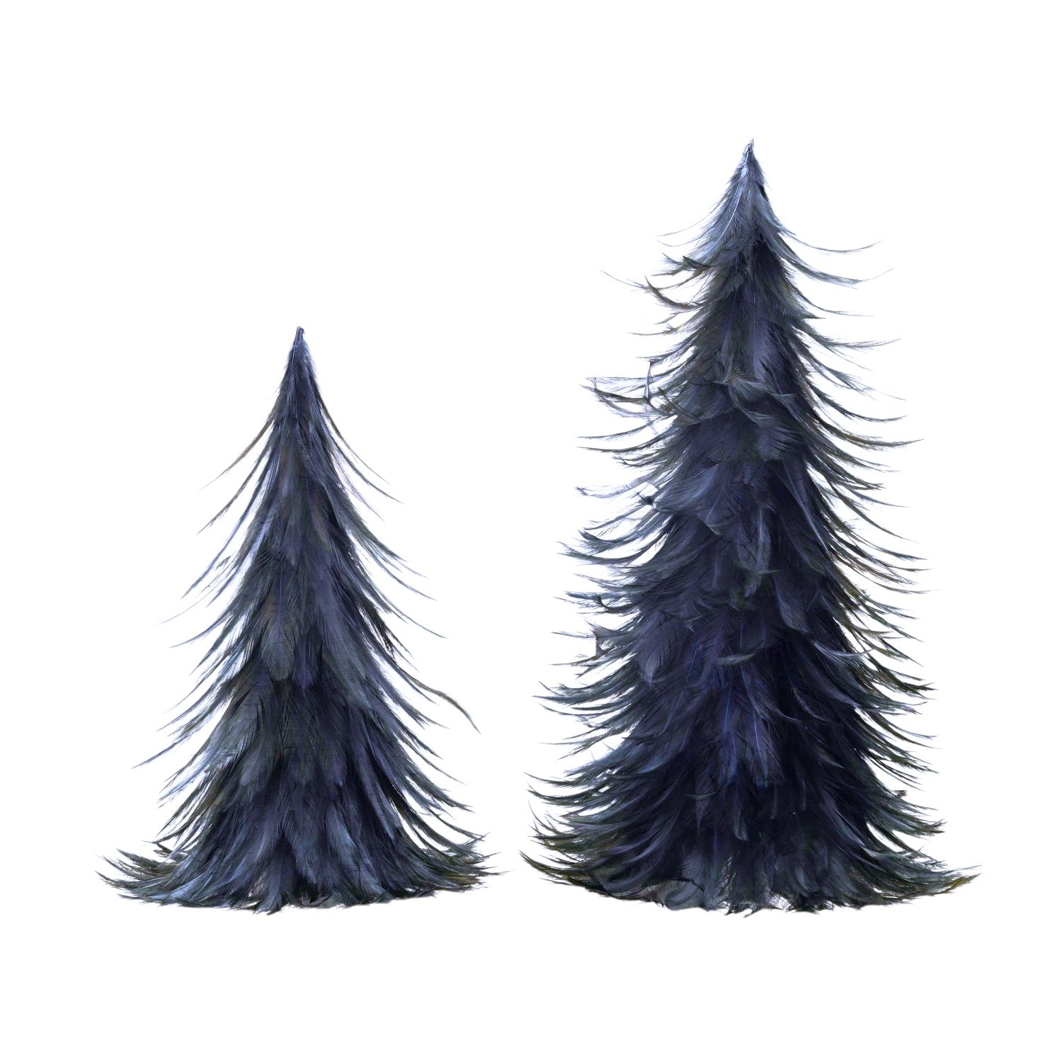 Navy Feather Holiday Tree - Mellow Monkey